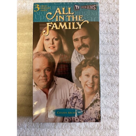 3 All in the Family VHS Lot Archie Bunker Carroll O’Connor - Picture 8 of 9